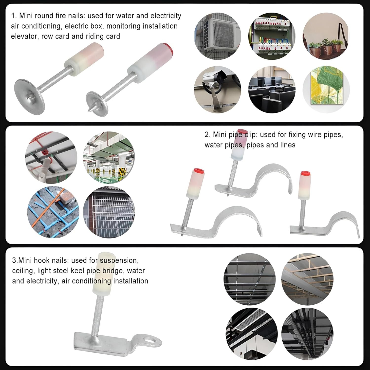 مسدس المسامير الحديث + 20 مسمار - الصورة 7