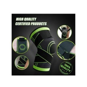 • عرض قطعتين ركبة برباط ضاغط اخضر