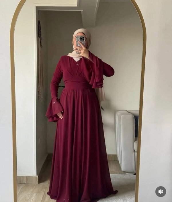 دريس شيفون مبطن