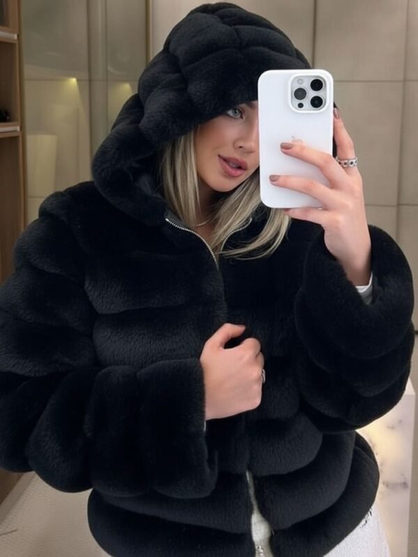 جاكت فرو حرير مضلع